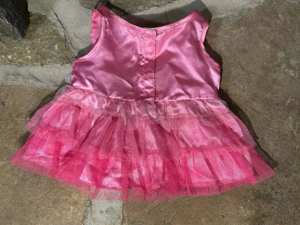 BAB Hot Pink Tutu Dress with flowers and tule 2017